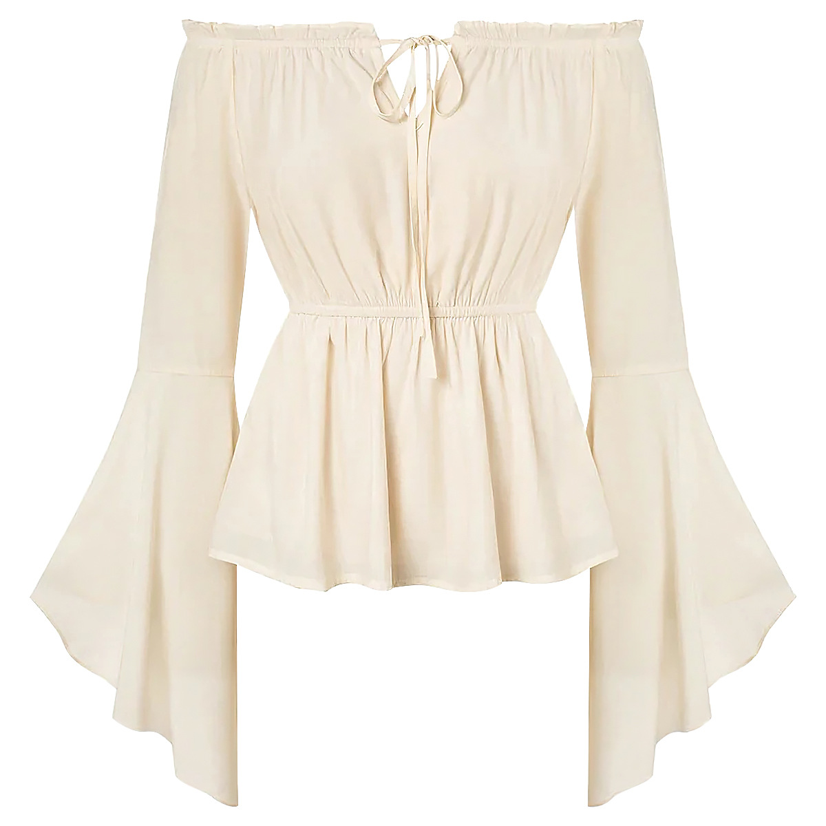 Off Shoulder Medieval Costume  - Blouse Off Shoulder 评论和价格