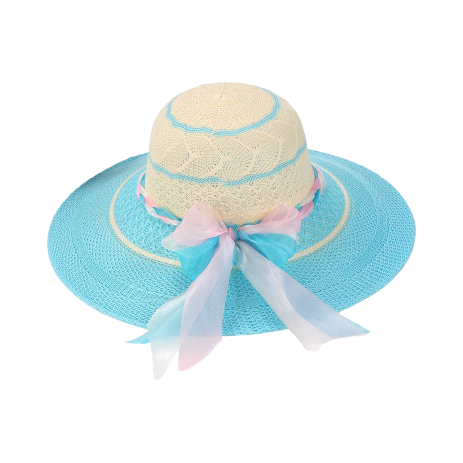 Women Bow Sun Hat Cloche Hat S - Hat Floppy Wide 评论和价格