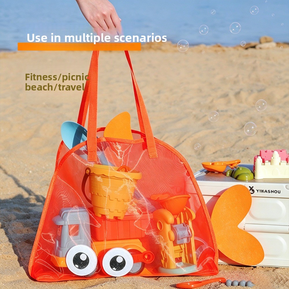 Kids Mesh Beach Bags Colorful  - Tote Bag Beach 评论和价格