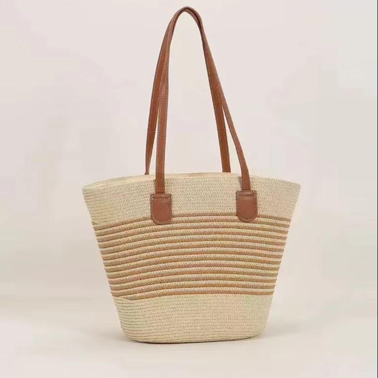 CLAREGQI  Women's Striped Stra - Tote Bag Beach 评论和价格